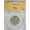 Image 1 : 1918-D STANDING LIBERTY QUARTER ANACS VF-XF 30