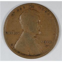 1914-S LINCOLN CENT VG