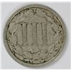 Image 2 : 1881 THREE CENT NICKEL VF