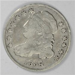 1834 BUST DIME FINE