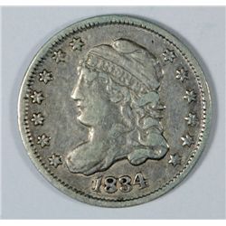 1834  Bust half dime  VF  est $80-$85