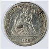 Image 1 : 1859  Seated Liberty quarter  XF  est $65-$70