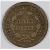 Image 2 : 1858 SEATED HALF DIME VG