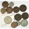 Image 2 : BIG BAG OF FOREIGN COINS- some very old,