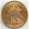 Image 2 : 1908-D NO MOTTO $10.00 GOLD INDIAN ORIGINAL UNCLEANED MS63, VERY RARE, FROM AN