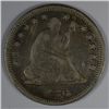 Image 1 : 1876 SEATED QUARTER FINE