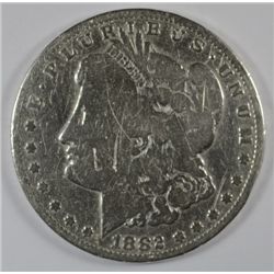 1882-CC MORGAN DOLLAR GOOD (DAMAGED)