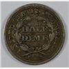 Image 2 : 1853 SEATED HALF DIME W/ ARROWS VF