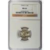 Image 1 : 1944 D MERCURY DIME NGC MS65 GEM