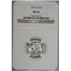 Image 1 : 1945 D MERCURY DIME NGC MS65 GEM