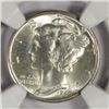 Image 2 : 1945 D MERCURY DIME NGC MS65 GEM