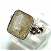 Image 1 : Silver and Golden Rutilated Quartz Ring