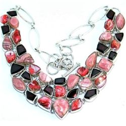 Rhodochrosite & Garnet Necklace