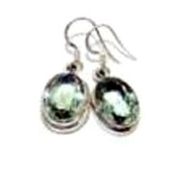 Green Amethyst Earrings