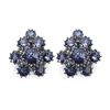 Image 1 : 4.64ctw Genuine Tanzanite .925 Sterling Silver Earrings