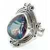 Image 1 : Silver and Mystic Topaz Ring