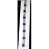 Image 1 : 14K GOLD DIAMOND AND SAPPHIRE BRACELET