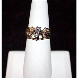 14K GOLD DIAMOND RING