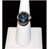 Image 1 : 14K GOLD DIAMOND AND BLUE STAR SAPPHIRE RING