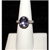 Image 1 : 14K GOLD DIAMOND AND TANZANITE RING