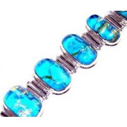 American Dichroic Glass Bracelet