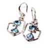 Image 1 : Blue Topaz Earrings