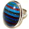 Image 1 : Silver and Rainbow Caliscilica Ring