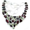 Image 1 : Garnet & Lemon Quartz Necklace