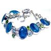 Image 1 : Fire Opal, Peridot and Blue Topaz Bracelet