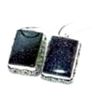 Image 1 : Serphanite & Amethyst Earrings