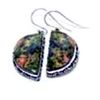 Image 1 : Dichroic Glass Earrings