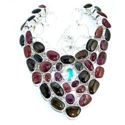 Tourmaline & Mystic Topaz Necklace