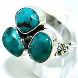 Silver and Turquoise Ring