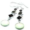 Image 1 : Jasper & Smokey Quartz Earrings