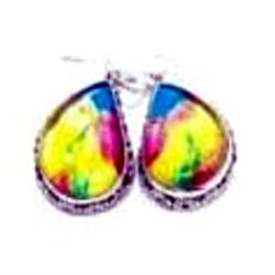 Dichroic Glass Earrings