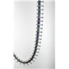 Image 2 : 14K GOLD DIAMOND AND BLUE SAPPHIRE NECKLACE