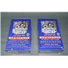 Image 1 : LOT OF 2 FACTORY SEALED WAX PACK BOXES OF 1991 PROSET FOOTBALL CARDS SERIES 2
