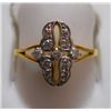 Image 1 : Ring of Diamond 0.18 Ctw in 1.95g 18kt Yellow Gold