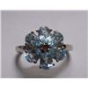 3.800g Ring of Blue Topaz Sterling Silver