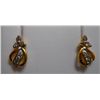 Image 1 : Earring of Diamond 0.23 Ctw in 2.65g 18kt Yellow Gold