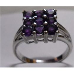 5.550g Ring of Amethyst in silver