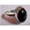 5.730g Black Onex Gemstone Ring Sterling Silver