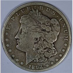 1892-CC MORGAN DOLLAR VG ORIGINAL