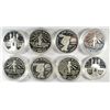Image 2 : WHOLESALE LOT OF U.S. COMMEMORATIVE PROOF SILVER DOLLARS