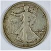 Image 1 : 1917- D OBV WALKING LIBERTY HALF DOLLAR XF RARE, ORIGINAL
