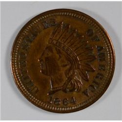 1864 BR INDIAN HEAD CENT XF