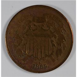 1869 TWO CENT AG/GOOD