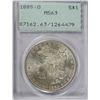 Image 1 : 1885-O MORGAN DOLLAR PCGS MS63 OGH