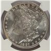 Image 2 : 1887 MORGAN DOLLAR NGC MS64 NICE TONE