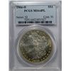 Image 1 : 1904 O MORGAN DOLLAR PCGS MS 64 PL NICE!